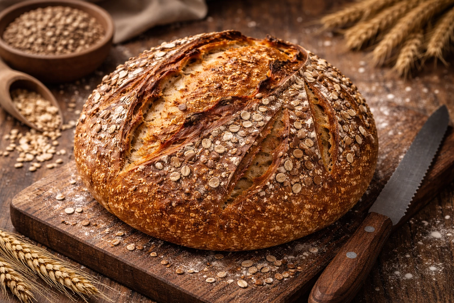 Multigrain Sourdough Bread 1.5Lbs