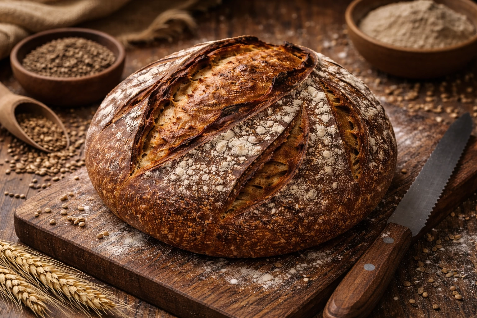 Rye Sourdough Bread 1.5Lbs
