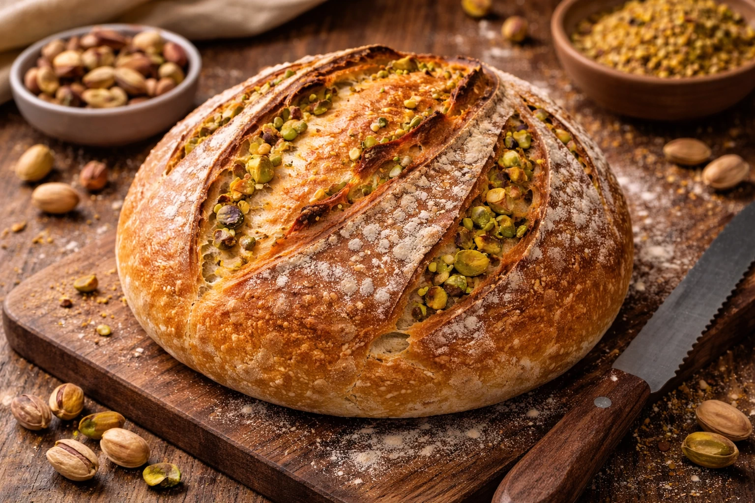 Pistachio Sourdough Bread 1.5Lbs
